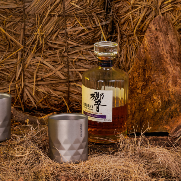 Naturehike Serie-Titano Taza de titanio ultraligera para acampada, tasa portátil de alta capacidad de 280ml, para viaje y aire libre.