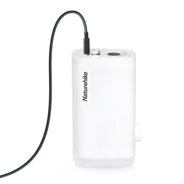 Naturehike Serie-Xingtu minibomba de aire portátil multifunción para acampada, bomba de aire alimentada por USB con lámpara Led, ideal para Senderismo y viajes al aire libre, hinchables