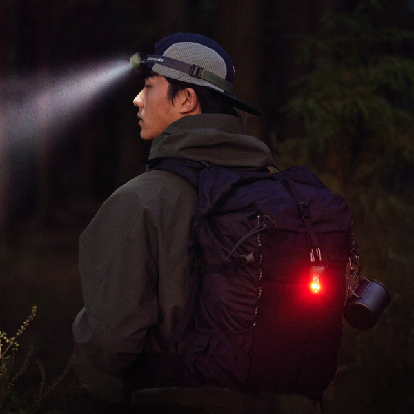 Naturehike Serie-Xingyu Faro de cabeza delantero ultraligero para acampada, linterna de 5 modos, luz roja de emergencia SOS, portátil, resistente al agua IP65