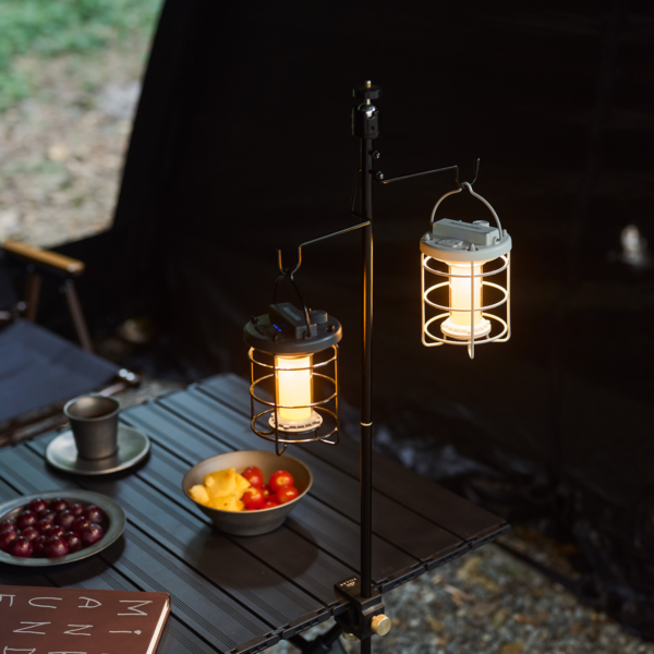 Naturehike Serie-Xingzhu Lámpara de Camping ultraligera colgante para exteriores, resistente a la lluvia, Ipx4, portátil, lámpara colgante de mano ajustable con trípode, 280g