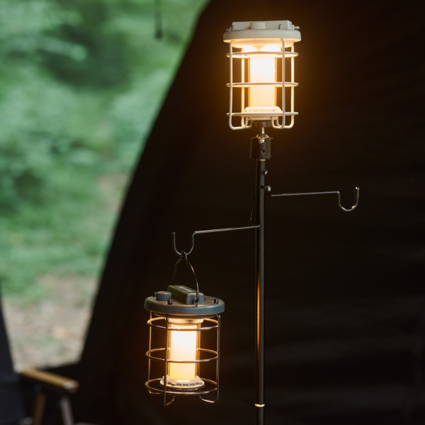 Naturehike Serie-Xingzhu Lámpara de Camping ultraligera colgante para exteriores, resistente a la lluvia, Ipx4, portátil, lámpara colgante de mano ajustable con trípode, 280g