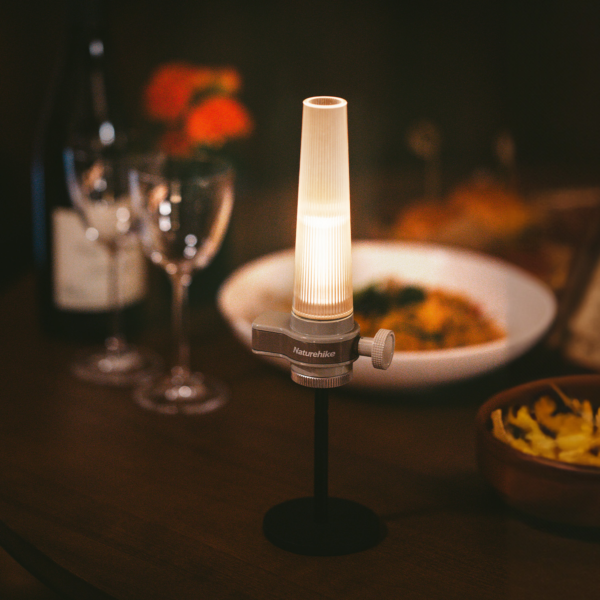 Naturehike Serie-Yeying Lámpara de mesa, linterna de picnic para acampar al aire libre, IPX4 luz de vela impermeable LED, lámpara de decoración del hogar