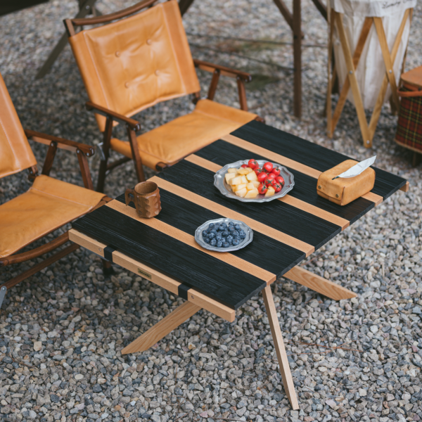 Naturehike Serie-Zhiyan (Dining table ) mesa plegable portátil para exteriores, mueble de madera maciza de apertura rápida para acampar, Picnic, barbacoa, playa, jardín, mesa de comedor