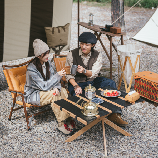 Naturehike Serie-Zhiyan (Dining table ) mesa plegable portátil para exteriores, mueble de madera maciza de apertura rápida para acampar, Picnic, barbacoa, playa, jardín, mesa de comedor