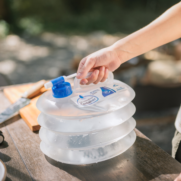 Naturehike cubo de agua plegable para exteriores, equipo de almacenamiento de agua de 5L/10L/15L, para senderismo, Camping, viaje