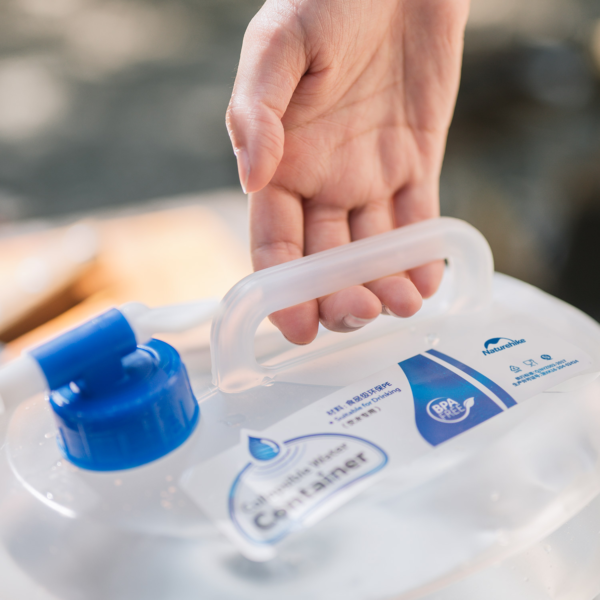 Naturehike cubo de agua plegable para exteriores, equipo de almacenamiento de agua de 5L/10L/15L, para senderismo, Camping, viaje