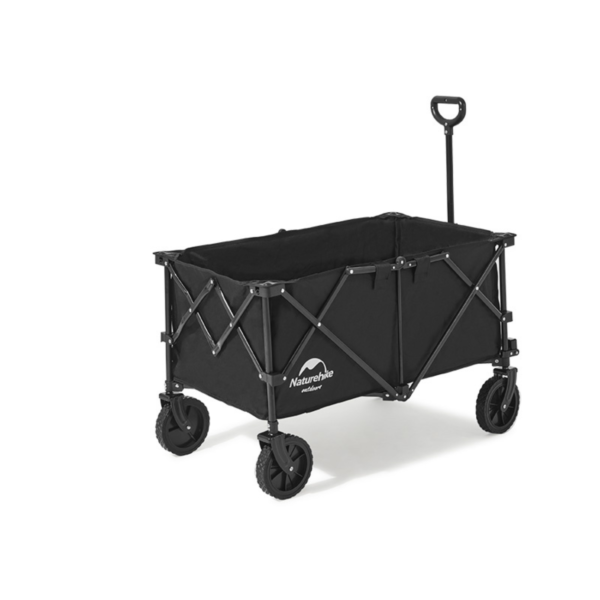 NaturehikeSerie-Qingzhe TC02 carrito plegable de gran capacidad, carretilla portátil de gran capacidad de carga de 193L, 80KG, cuatro ruedas, para acampar, Picnic