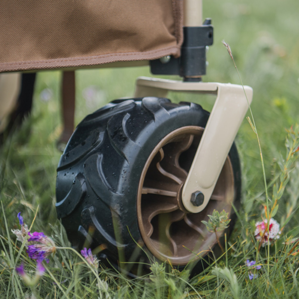 Naturehike Serie-Qingzhe con gran ruedas carrito plegable de gran capacidad, carretilla portátil de gran capacidad de carga de 210L, 80KG, Con cuatro ruedas Off-Road, para acampar, Picnic
