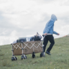Naturehike Serie-Qingzhe con gran ruedas carrito plegable de gran capacidad, carretilla portátil de gran capacidad de carga de 210L, 80KG, Con cuatro ruedas Off-Road, para acampar, Picnic