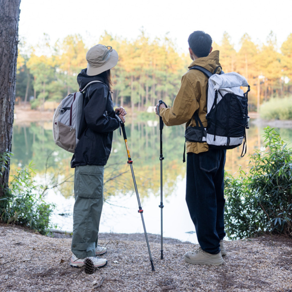 Naturehike Serie-ST01 bastón de Trekking para hombre, mujer y niños, bastón telescópico de aleación de aluminio 6061 ultraligero, para exteriores