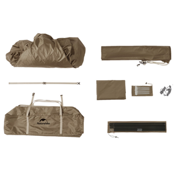 Naturehike Village 5.0 Carpa Automática De Campaña Con Toldo Exterior, Para 4 Personas Para Acampar, Viajes Al Aire Libre, Picnics