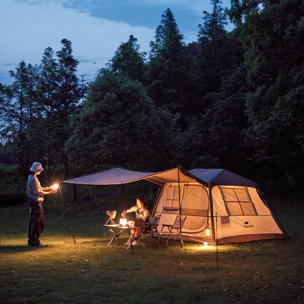 Naturehike Village 5.0 Carpa Automática De Campaña Con Toldo Exterior, Para 4 Personas Para Acampar, Viajes Al Aire Libre, Picnics