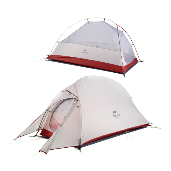 Naturehike Cloud-Up Ultraligero (Opción 1-2-3 Personas)Tienda de campaña Impermeable Doble Capa Camping Tienda de campaña