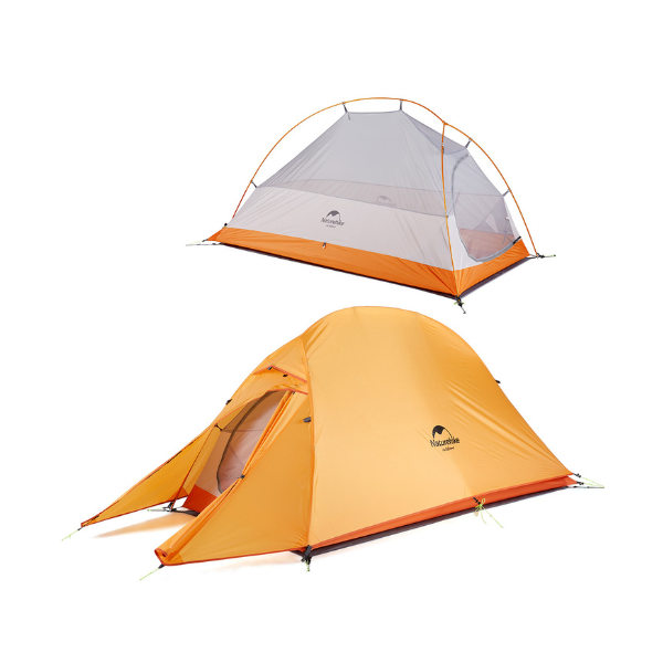 Naturehike Cloud-Up Ultraligero (Opción 1-2-3 Personas)Tienda de campaña Impermeable Doble Capa Camping Tienda de campaña