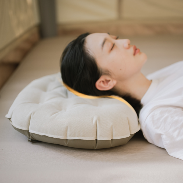 Naturehike Serie-Xinyi almohada ultraligera inflable de 175g TPU para acampar, suave, silenciosa, y para viajes, senderismo, oficina, dormir