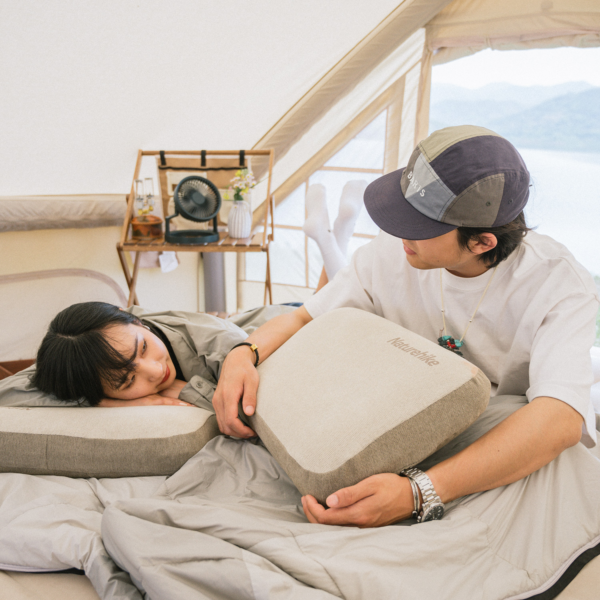 Naturehike Serie-Xinyue Almohada Portátil Para Dormir Al Aire Libre Naturaleza, Almohada Ultraligera Con Espuma Memoria Para Camping Almohada de Viaje Rebote Indeformable