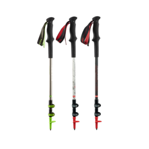 Naturehike Serie-ST06 Bastones de Trekking 2 en 1, bastón de aluminio de carbono, ultraligero, plegable, mango EVA, para acampar, escalar y senderismo