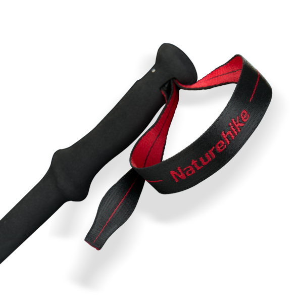 Naturehike Serie-ST06 Bastones de Trekking 2 en 1, bastón de aluminio de carbono, ultraligero, plegable, mango EVA, para acampar, escalar y senderismo