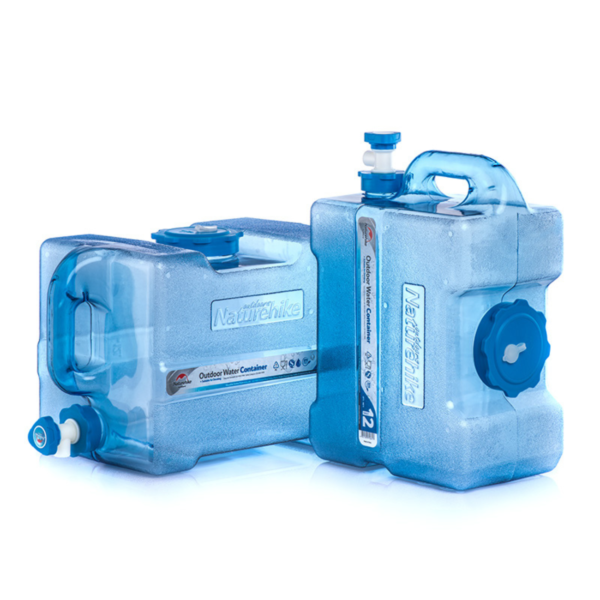 Naturehike Cubo para agua, tanque de almacenamiento de agua para acampar, tanque de almacenamiento de agua portátil para conducción al aire libre, contenedor de Picnic para acampar al aire libre, 12-24L