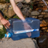 Naturehike Cubo para agua, tanque de almacenamiento de agua para acampar, tanque de almacenamiento de agua portátil para conducción al aire libre, contenedor de Picnic para acampar al aire libre, 12-24L