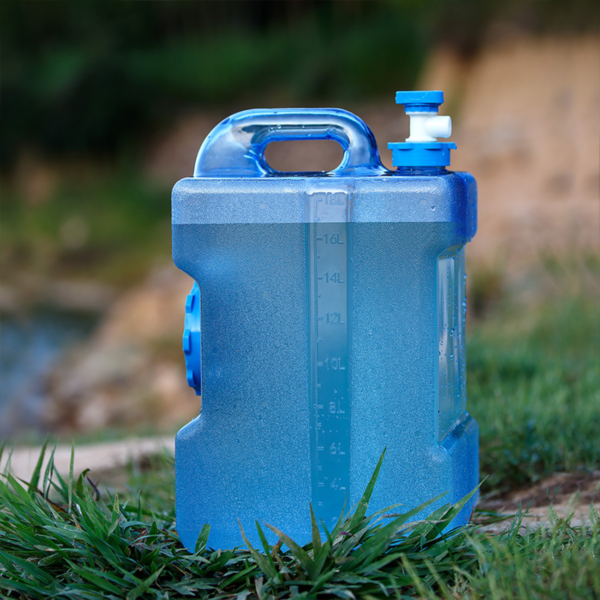 Naturehike Cubo para agua, tanque de almacenamiento de agua para acampar, tanque de almacenamiento de agua portátil para conducción al aire libre, contenedor de Picnic para acampar al aire libre, 12-24L