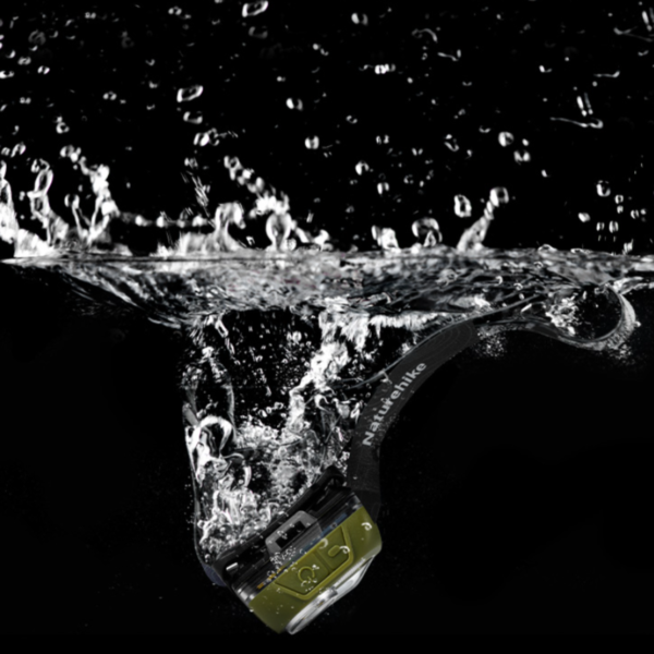 Naturehike Faro de cabeza Ip68 para aire libre, ultraligera, alta resistencia al agua, a prueba de polvo, linterna de senderismo, viaje, pesca portátil, faro para correr nocturno 2.7W, 10-300LM
