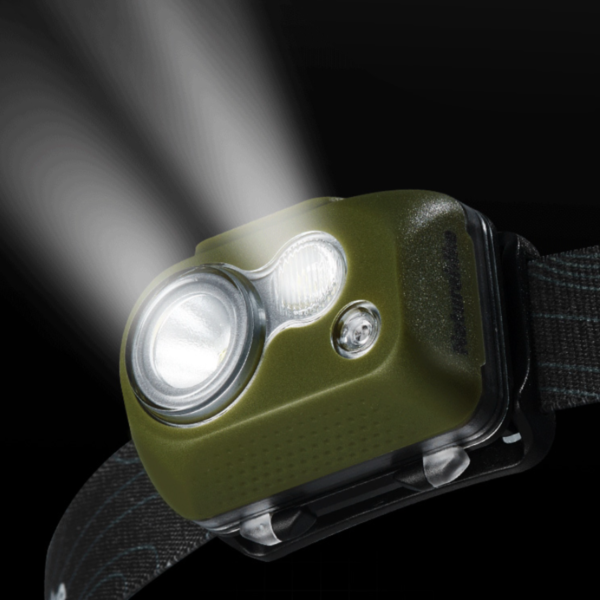 Naturehike Faro de cabeza Ip68 para aire libre, ultraligera, alta resistencia al agua, a prueba de polvo, linterna de senderismo, viaje, pesca portátil, faro para correr nocturno 2.7W, 10-300LM