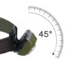 Naturehike Faro de cabeza Ip68 para aire libre, ultraligera, alta resistencia al agua, a prueba de polvo, linterna de senderismo, viaje, pesca portátil, faro para correr nocturno 2.7W, 10-300LM