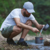 Naturehike Kits de olla, utensilios de cocina 4 en 1 para acampada, vajilla de aluminio para exterior, olla de Picnic, sartén, tazón, utensilios de cocina para senderismo