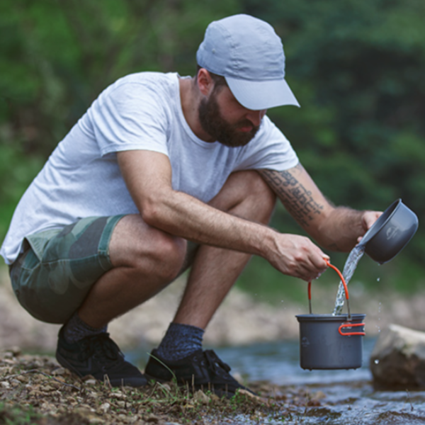 Naturehike Kits de olla, utensilios de cocina 4 en 1 para acampada, vajilla de aluminio para exterior, olla de Picnic, sartén, tazón, utensilios de cocina para senderismo