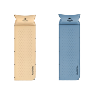 Naturehike Serie-10D colchoneta autoinflable portátil para acampar al aire libre con almohadilla para dormir individual/doble, autoinflable Pillow con esterilla