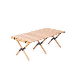 Naturehike Serie-Fangjian mesa plegable para exteriores, muebles portátiles de madera para aire libre, rodamiento, con capacidad de carga 30KG