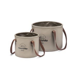 Naturehike Serie-Lingwo cubo de agua redondo plegable de 10/20L, cubo de almacenamiento portátil duradero, herramientas multifuncionales para pesca, Camping y senderismo