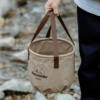Naturehike Serie-Lingwo cubo de agua redondo plegable de 10/20L, cubo de almacenamiento portátil duradero, herramientas multifuncionales para pesca, Camping y senderismo