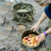 Naturehike Serie-Lingwo cubo de agua redondo plegable de 10/20L, cubo de almacenamiento portátil duradero, herramientas multifuncionales para pesca, Camping y senderismo