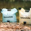 Naturehike Serie-Lingwo bolsa de agua para exteriores, contenedor de agua portátil de gran capacidad con asa de grifo, plegable, para Camping, senderismo y emergencia, 10L