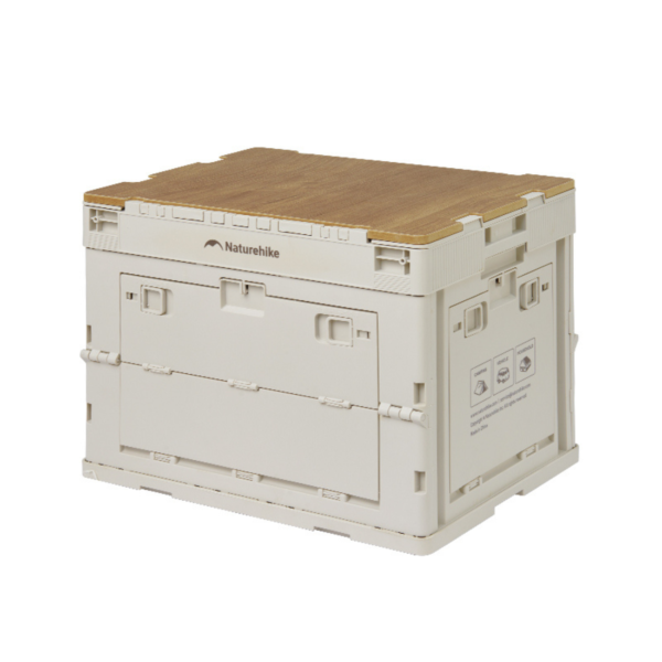 Naturehike Serie-Lingyue L Caja de almacenamiento plegable con Tablet de gran capacidad para exteriores, mesa portátil para acampar, equipo de acampada, caja de almacenamiento para maletero de coche, novedad de 2024