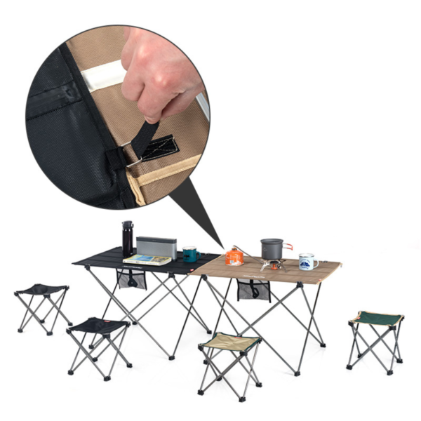 Naturehike Serie-NH15Z Mesa plegable ligera para exterior, portátil, de aleación de aluminio, ultraligera, para exteriores, barbacoa, de camping