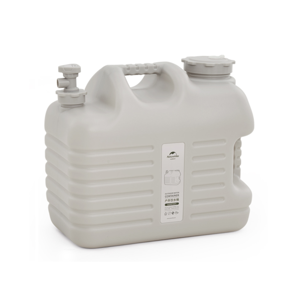 Naturehike Serie-T Cubo de agua para exterior 12L-24L, Contenedor de agua cuadrado de PE de calidad alimentaria para Picnic y acampada al aire libre, cubo con grifo, senderismo al aire libre, huracanes