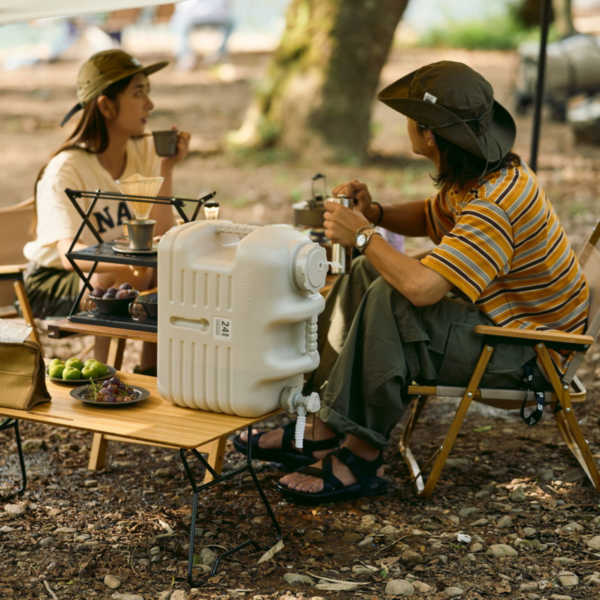 Naturehike Serie-T Cubo de agua para exterior 12L-24L, Contenedor de agua cuadrado de PE de calidad alimentaria para Picnic y acampada al aire libre, cubo con grifo, senderismo al aire libre, huracanes