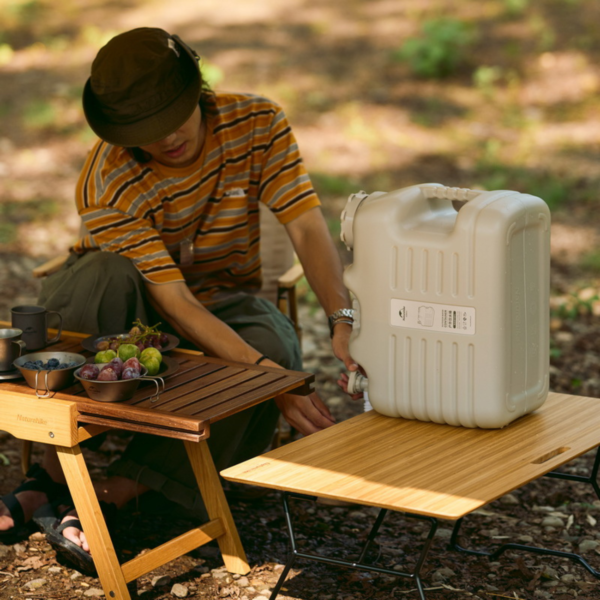 Naturehike Serie-T Cubo de agua para exterior 12L-24L, Contenedor de agua cuadrado de PE de calidad alimentaria para Picnic y acampada al aire libre, cubo con grifo, senderismo al aire libre, huracanes