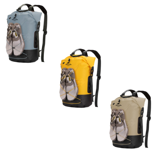 Naturehike Serie-TB03 TPU mochila impermeable con separación en seco y húmedo, mochila impermeable para hombres y mujeres, mochila para la montaña, bolsa de viaje deportiva para natación, al aire libre, hiking