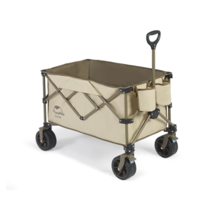 Naturehike Serie-TC03 carrito plegable de gran capacidad, Con rueda frena,  carretilla portátil de gran capacidad de carga de 120Kg, cuatro ruedas, para acampar, Picnic