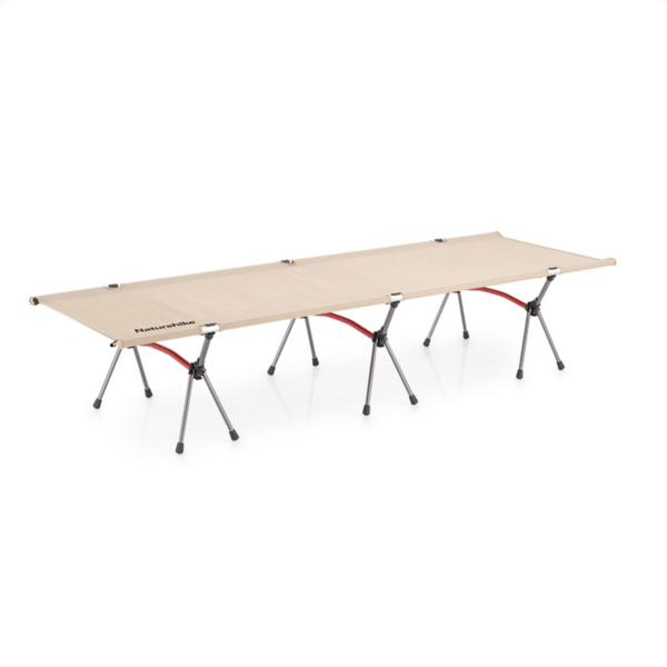 Naturehike Serie-XJ04 Cama plegable plegable portátil de aleación de aluminio para acampar, tienda de campaña, ultraligera, plegable, cómoda, de alta resistencia, para interiores/ exteriores